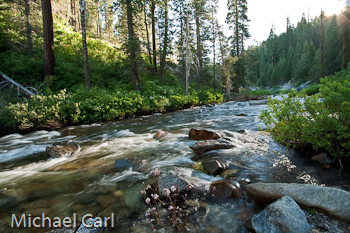 The Clavey River Canyon in California