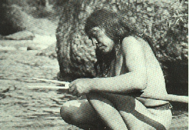 Ishi spear fishingOn the Deer Creek Trail off Highway 32