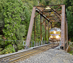 A Union Pacifc Train crosses the Upper Sacramento River