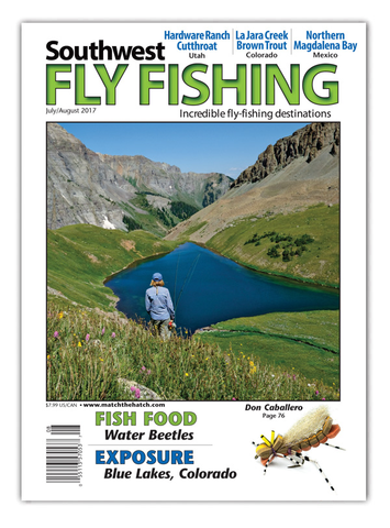 Southwest July August 2017 Fly Fishing Magazine Cover